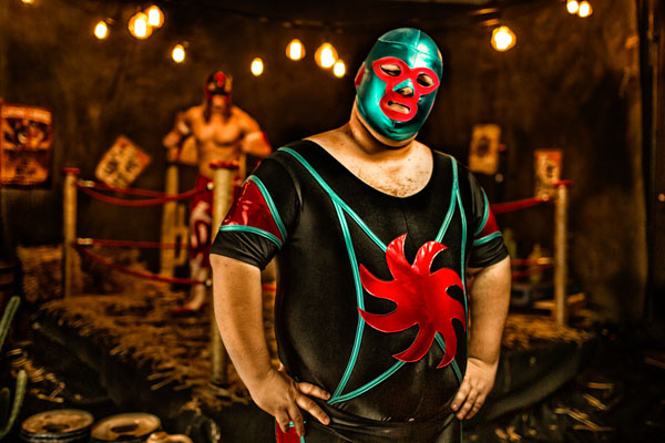 Photograph Daniel Linnet Lucha Libre on One Eyeland